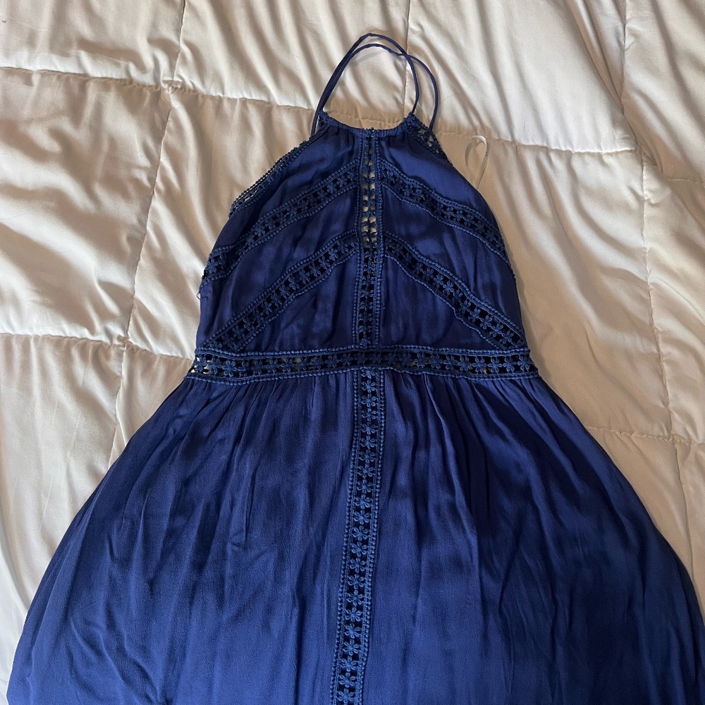 Lulu's Mini Dress - Blue - Size Medium